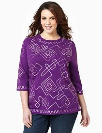 Soutache Border Top