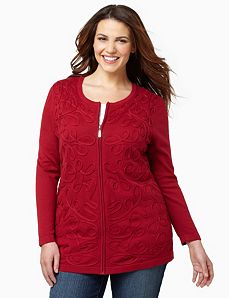 Soutache Zip Jacket