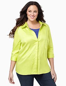 Sateen Pintuck Shirt