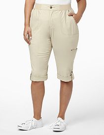 Button-Up Capri