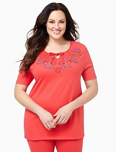 Fresh Garden Peasant Top