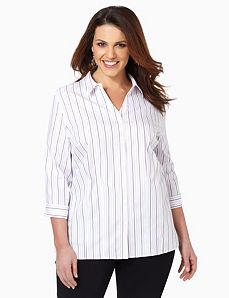 Non-Iron Stripe Buttonfront
