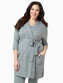 Tied Knit Lounge Robe