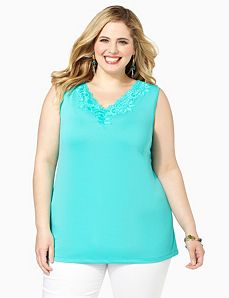 Graceful Lace Tank