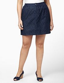 Denim Star Skort