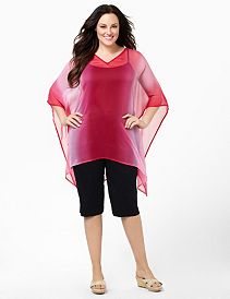 Ombre Poncho