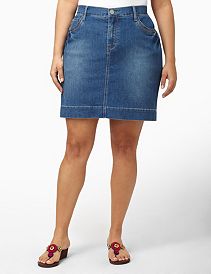Denim Skort