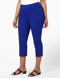 Cozy Zip-Hem Capri