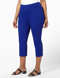Cozy Zip-Hem Capri