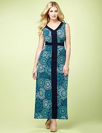 Medallion Print Maxi