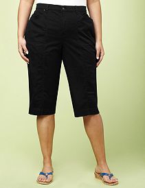 Secret Slimmer&reg; Woven Capri