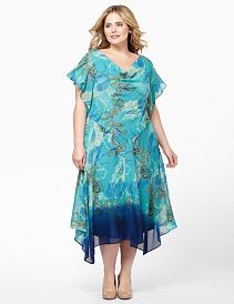 Paisley Flutter Dress