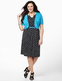 Polka Dot Dress &amp; Shrug