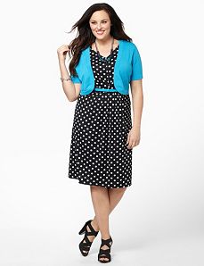 Polka Dot Dress &amp; Shrug