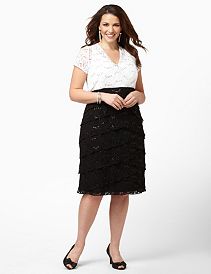 Colorblock Eclipse Dress