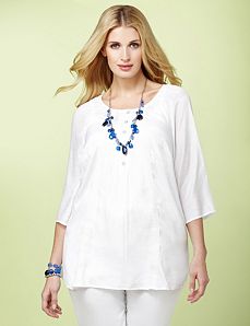 Breezy Pintuck Tunic