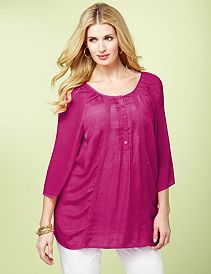 Breezy Pintuck Tunic