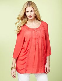 Breezy Pintuck Tunic