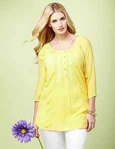 Breezy Pintuck Tunic