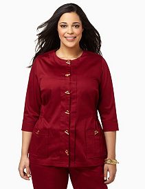 Crisp Sateen Jacket