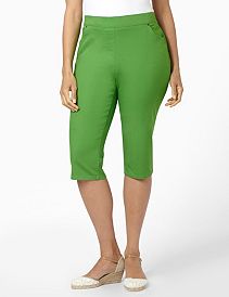 Timeless Fit Denim Capri
