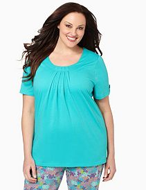 Pleated Sleep Tee