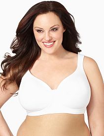 Serenada&reg; No-Wire Cotton T-Shirt Bra