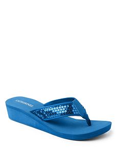 Sequin Flip-Flops
