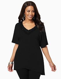 Crochet Trim Tunic