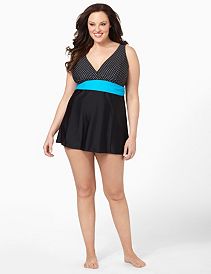 Polka Dot Swimdress