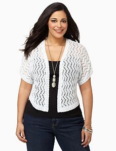 Crochet Sequin Shrug
