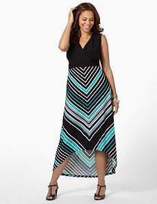 Hi-Low Stripe Maxi