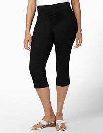 Pull-On Stretch Capri