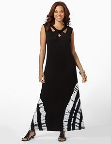 Tie-Dye Illusion Maxi
