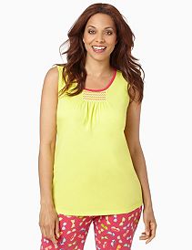 Smocked Sleep Tank