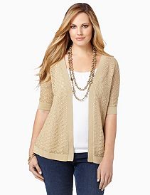 Glitter Knit Shrug