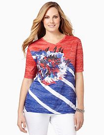 Americana Stripe Top