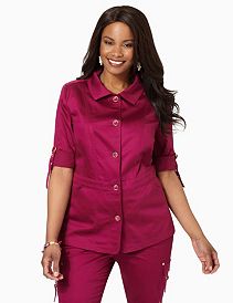 Fitted Sateen Jacket