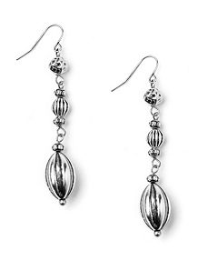 Etched Bead Earrings
