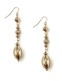 Etched Bead Earrings