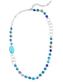 Beaded Blue Lagoon Necklace