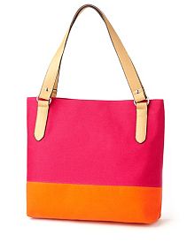 Colorblock Tote Bag
