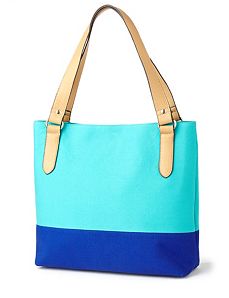 Colorblock Tote Bag