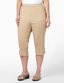 Star Print Capri