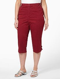 Star Print Capri