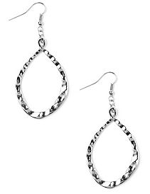 Teardrop Texture Earrings