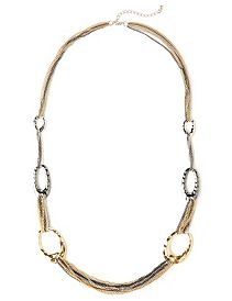 Metallic Layering Necklace