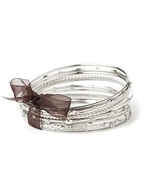 Metallic Twist Bangles