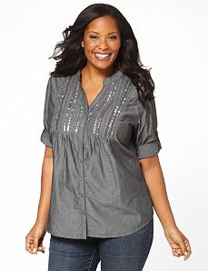 Sequin Sparkle Blouse