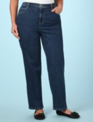 Right Fit&trade;Straight Jeans (Moderately Curvy)